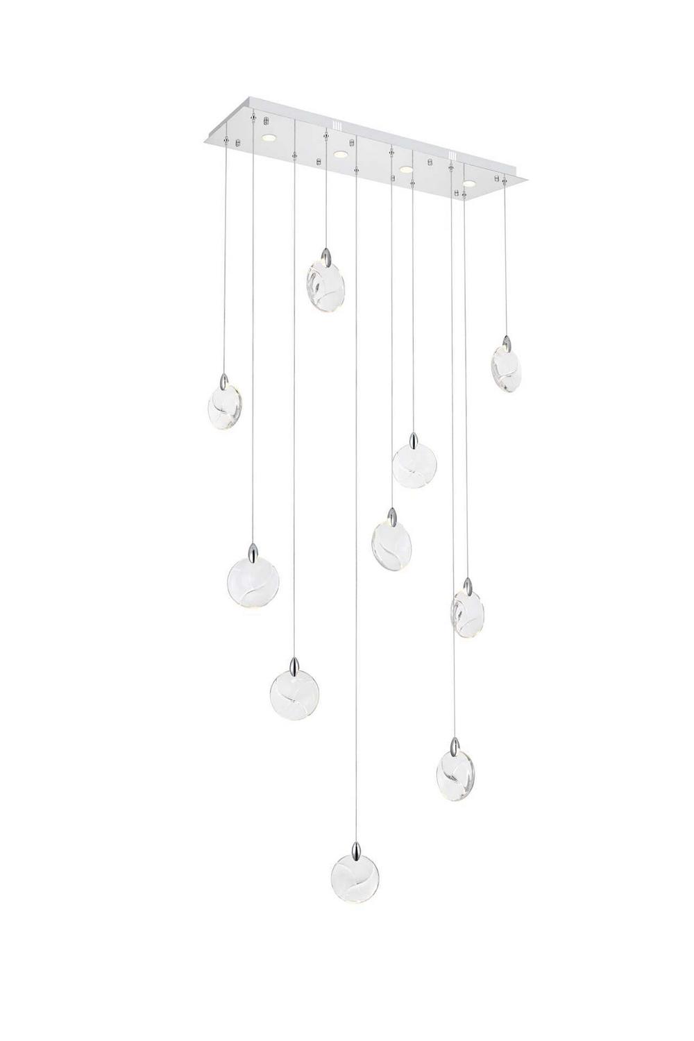 Elegant Lighting - 1012D42C-01CR - LED Pendant - Avery - Chrome
