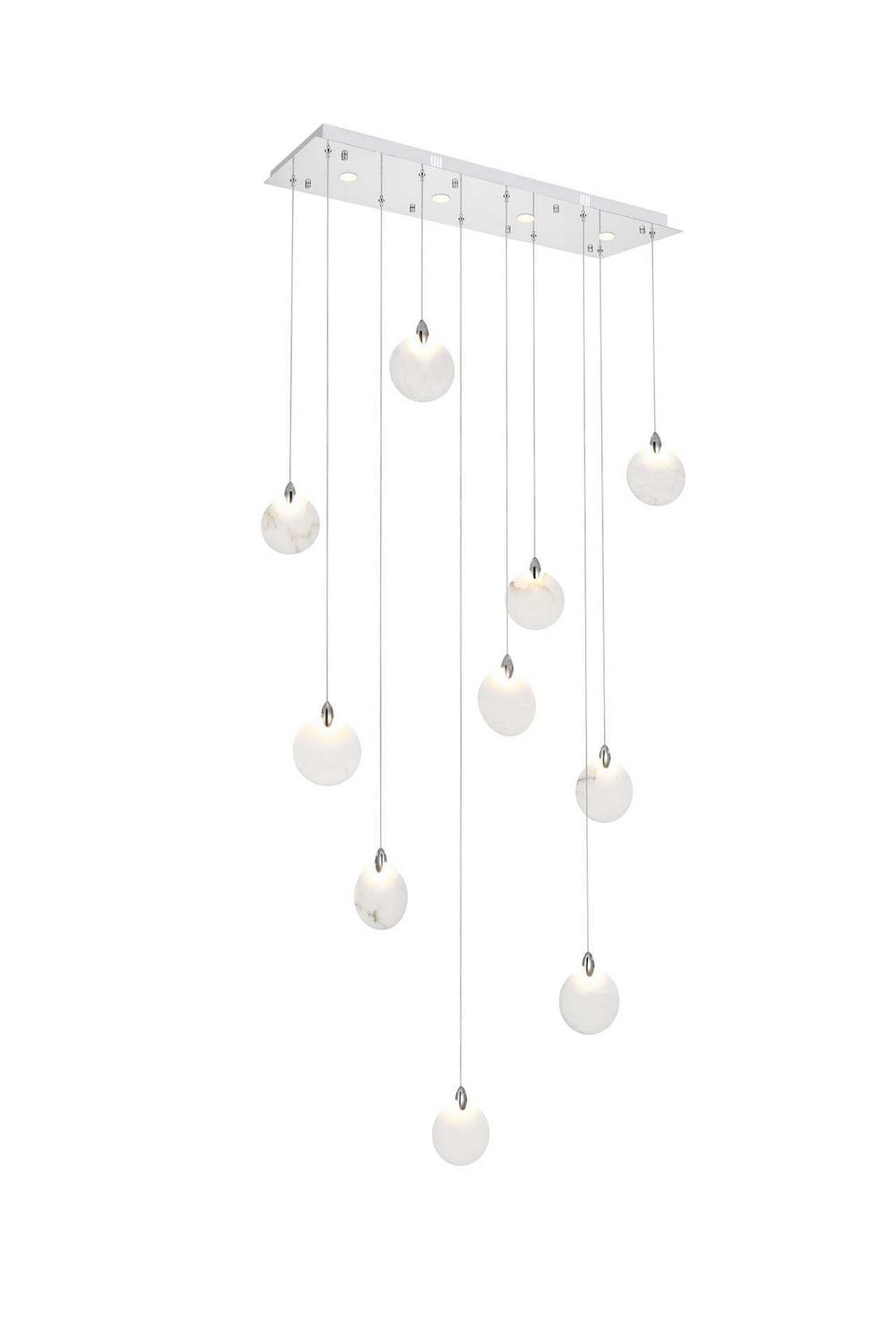 Elegant Lighting - 1012D42C-11ST - LED Pendant - Avery - Chrome