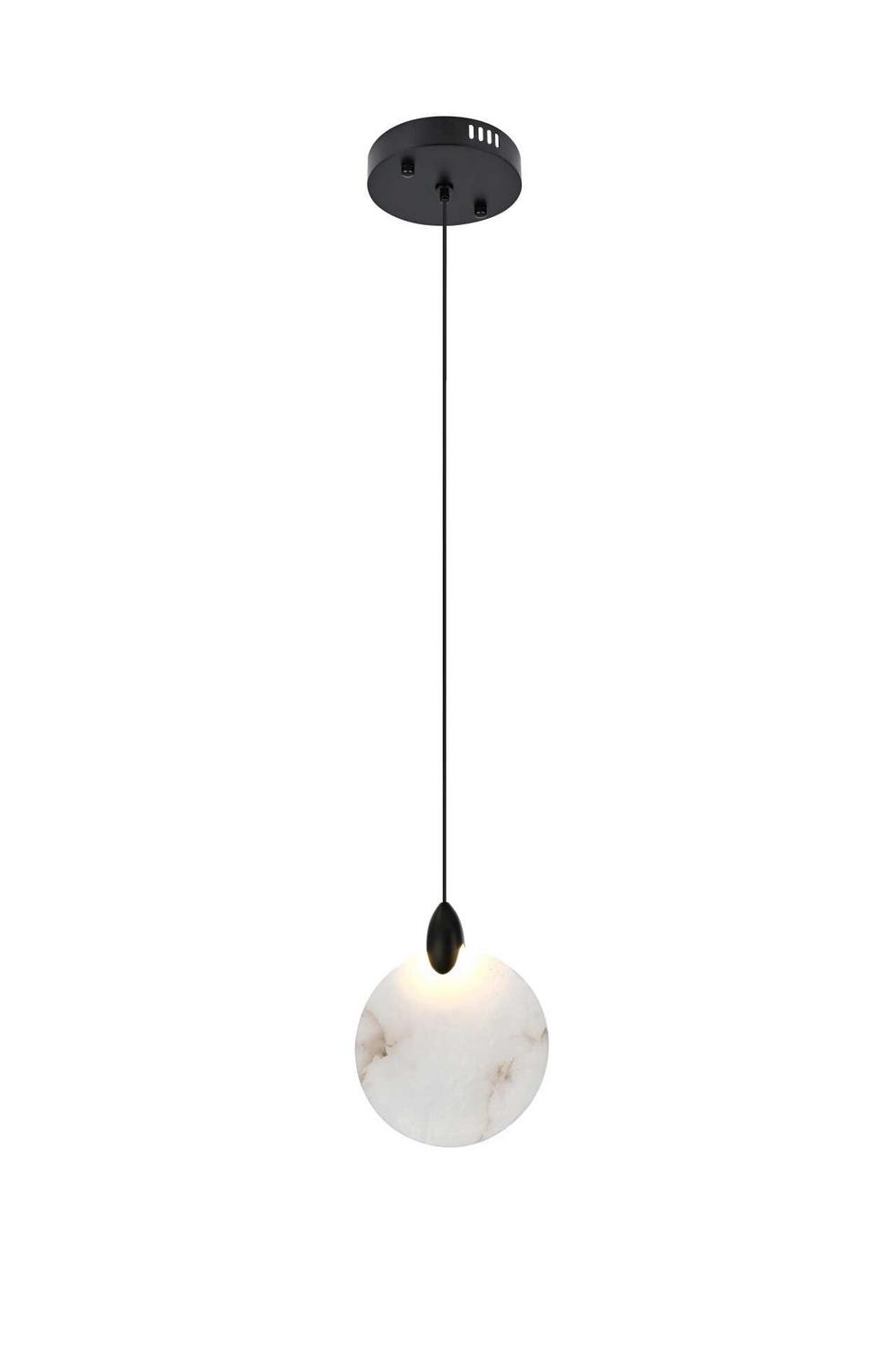 Elegant Lighting - 1012D6BK-11ST - LED Pendant - Avery - Black