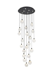 Elegant Lighting - 1012G32BK-11ST - LED Chandelier - Avery - Black