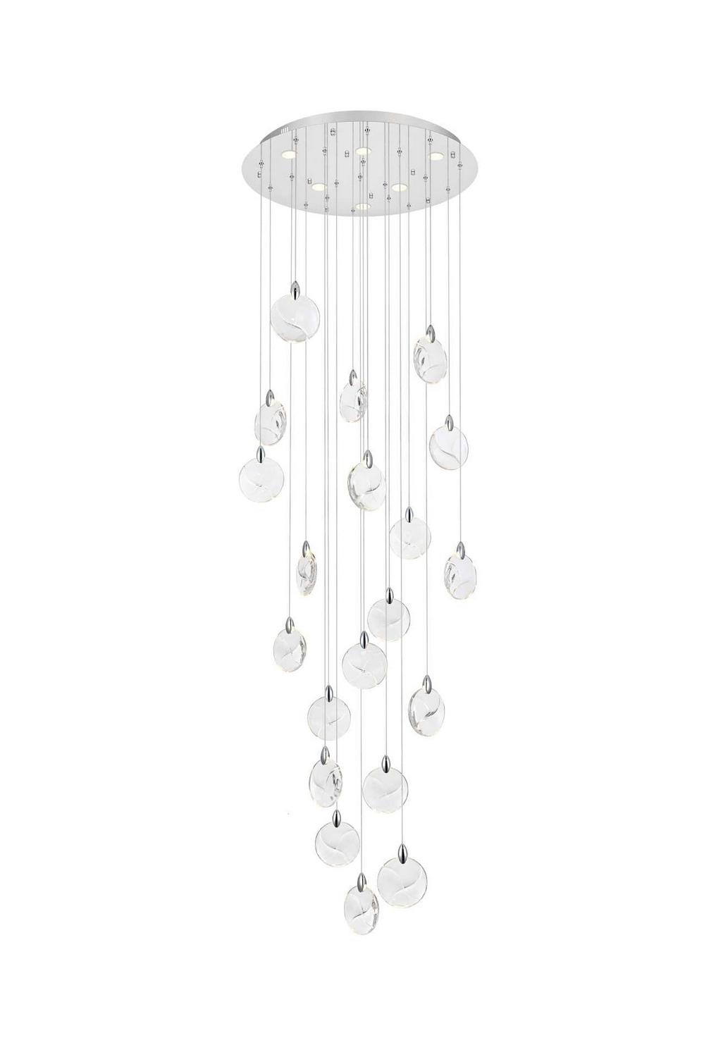 Elegant Lighting - 1012G32C-01CR - LED Chandelier - Avery - Chrome