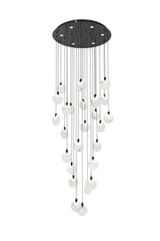 Elegant Lighting - 1012G36BK-11ST - LED Chandelier - Avery - Black