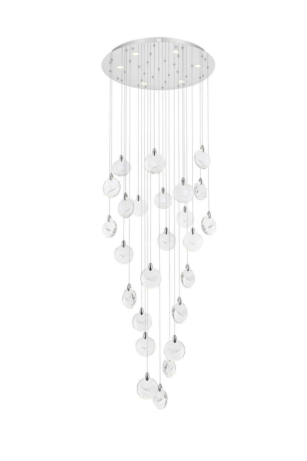 Elegant Lighting - 1012G36C-01CR - LED Chandelier - Avery - Chrome