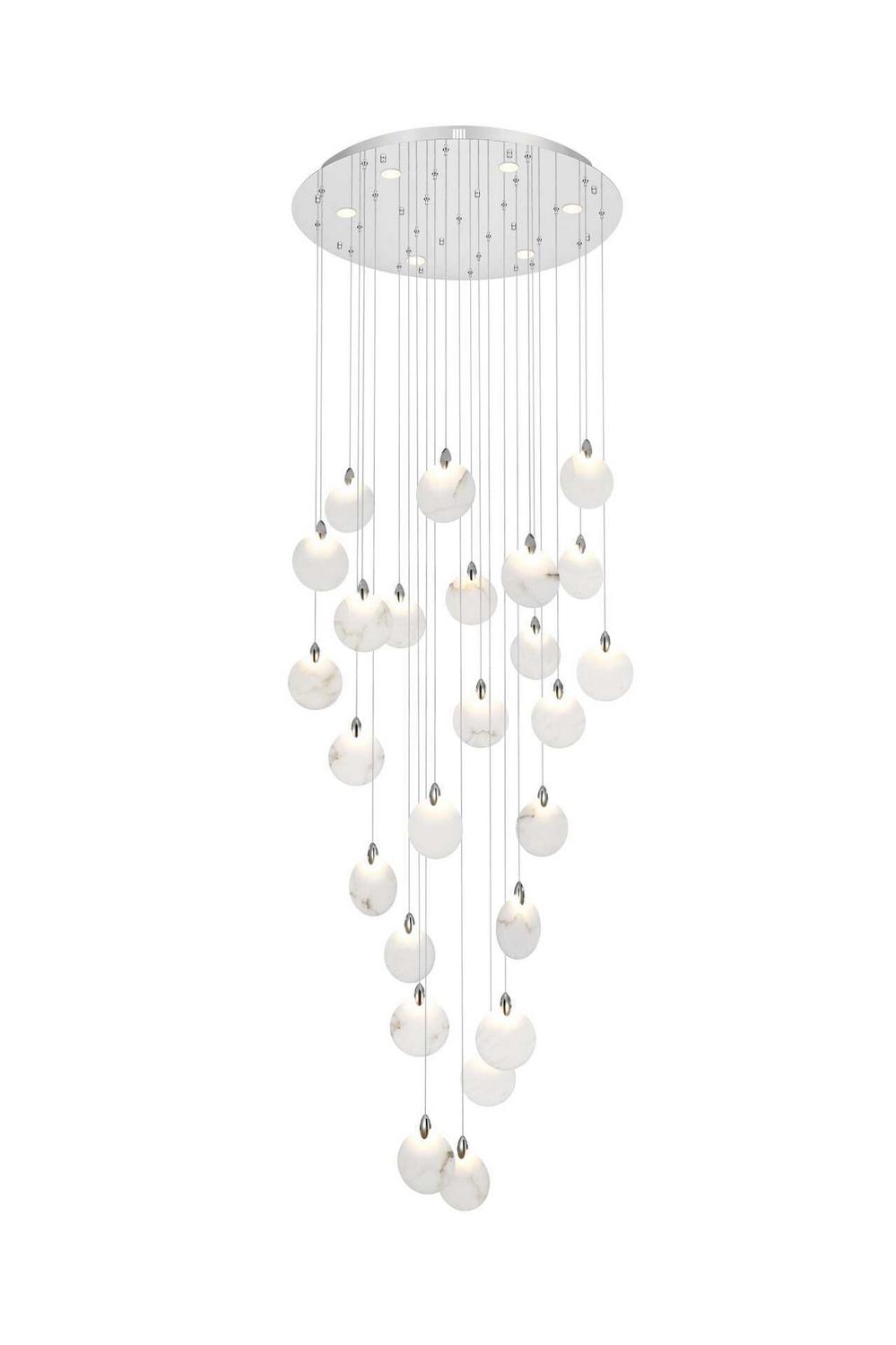 Elegant Lighting - 1012G36C-11ST - LED Chandelier - Avery - Chrome