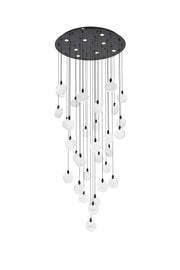 Elegant Lighting - 1012G42BK-01CR - LED Chandelier - Avery - Black
