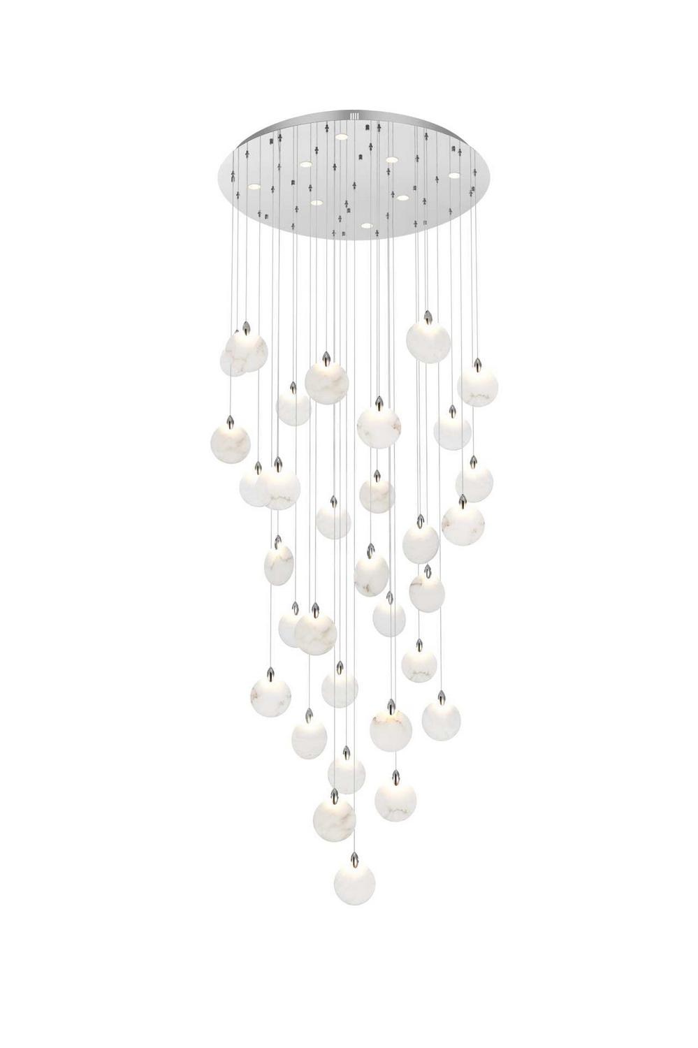 Elegant Lighting - 1012G42C-11ST - LED Chandelier - Avery - Chrome