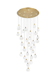 Elegant Lighting - 1012G42SG-01CR - LED Chandelier - Avery - Satin Gold