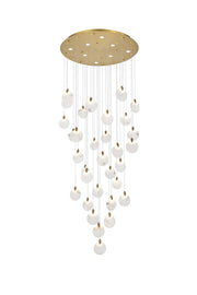 Elegant Lighting - 1012G42SG-11ST - LED Chandelier - Avery - Satin Gold