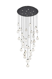 Elegant Lighting - 1012G48BK-11ST - LED Chandelier - Avery - Black