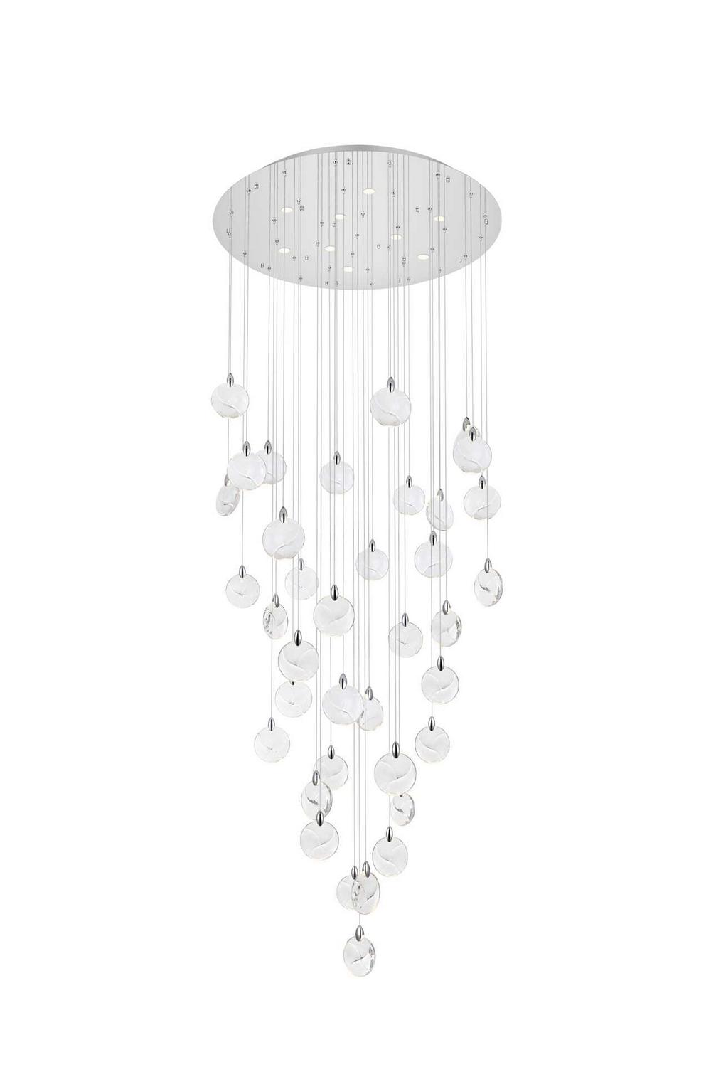 Elegant Lighting - 1012G48C-01CR - LED Chandelier - Avery - Chrome