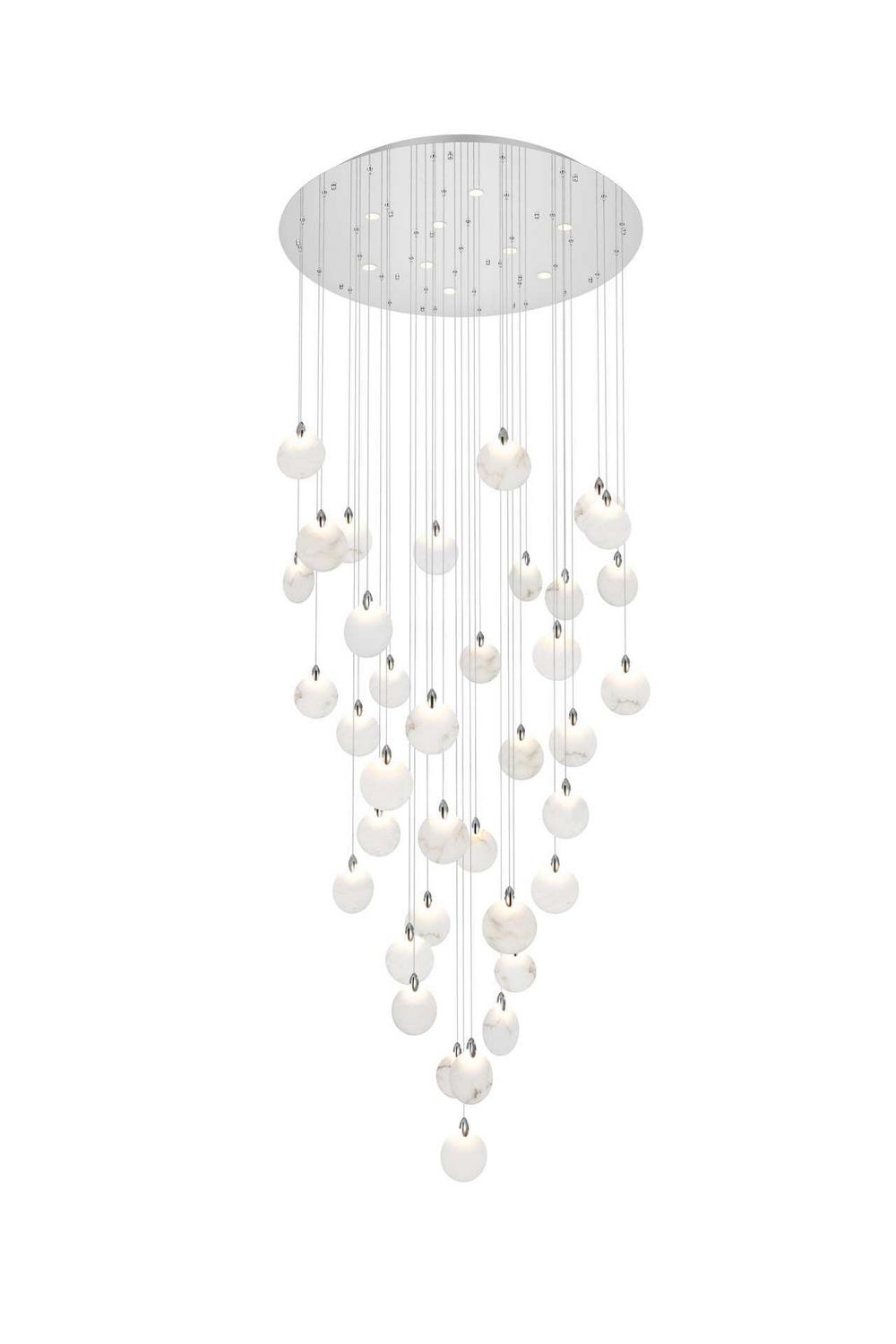 Elegant Lighting - 1012G48C-11ST - LED Chandelier - Avery - Chrome