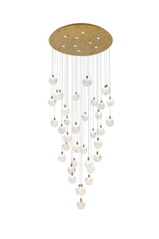 Elegant Lighting - 1012G48SG-11ST - LED Chandelier - Avery - Satin Gold