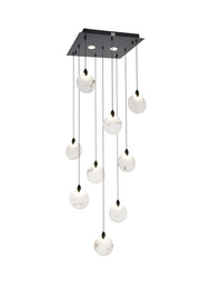 Elegant Lighting - 1012S20BK-11ST - LED Pendant - Avery - Black