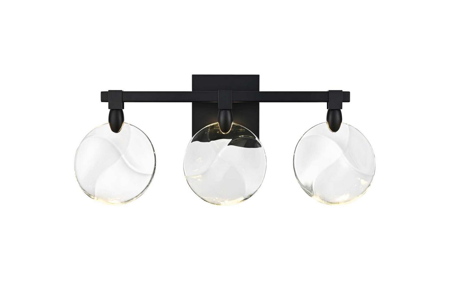 Elegant Lighting - 1012W22BK-01CR - LED Wall Sconce - Avery - Black