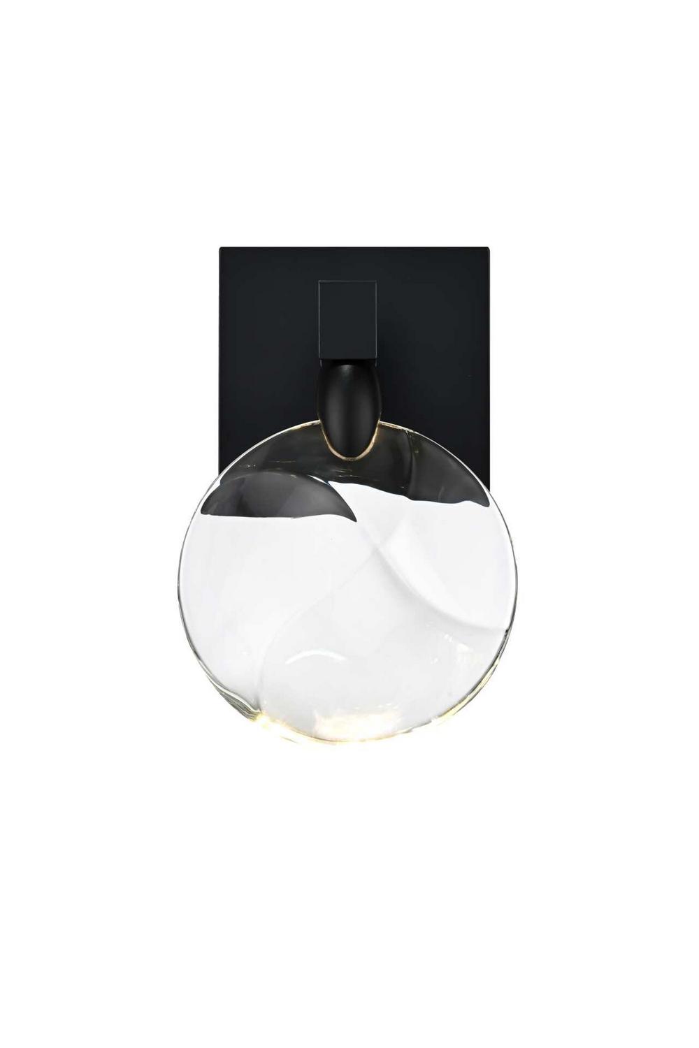 Elegant Lighting - 1012W6BK-01CR - LED Wall Sconce - Avery - Black