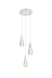Elegant Lighting - 1013D12C-02CR - LED Pendant - Amora - Chrome