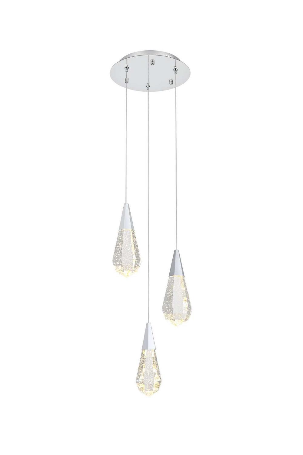 Elegant Lighting - 1013D12C-02CR - LED Pendant - Amora - Chrome