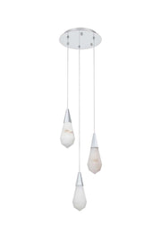 Elegant Lighting - 1013D12C-22ST - LED Pendant - Amora - Chrome