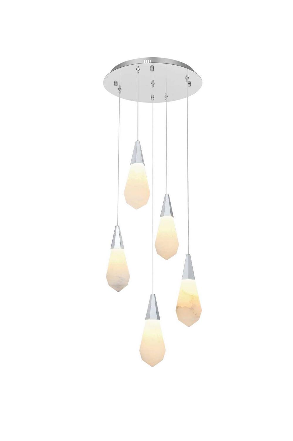 Elegant Lighting - 1013D16C-22ST - LED Pendant - Amora - Chrome