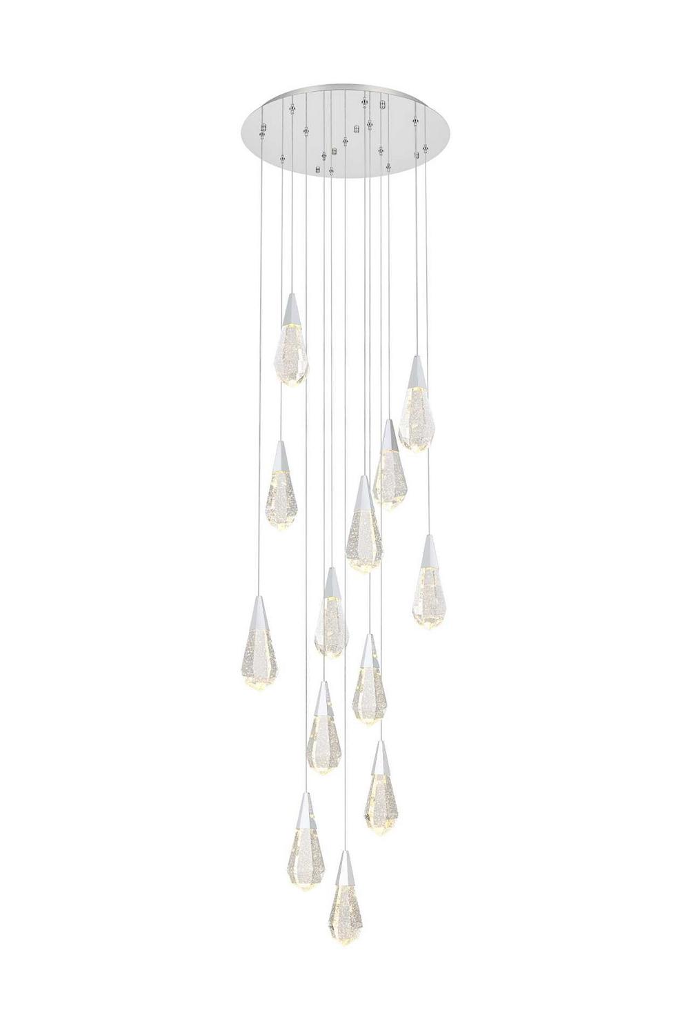 Elegant Lighting - 1013D24C-02CR - LED Pendant - Amora - Chrome