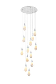 Elegant Lighting - 1013D24C-22ST - LED Pendant - Amora - Chrome