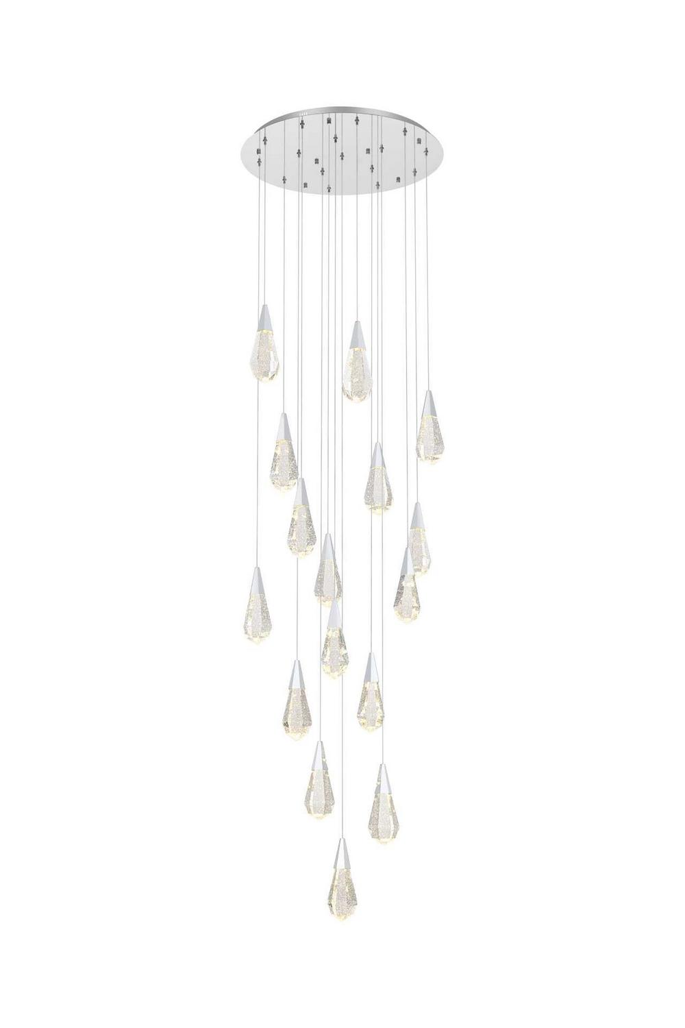 Elegant Lighting - 1013D28C-02CR - LED Pendant - Amora - Chrome