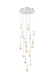 Elegant Lighting - 1013D28C-22ST - LED Pendant - Amora - Chrome