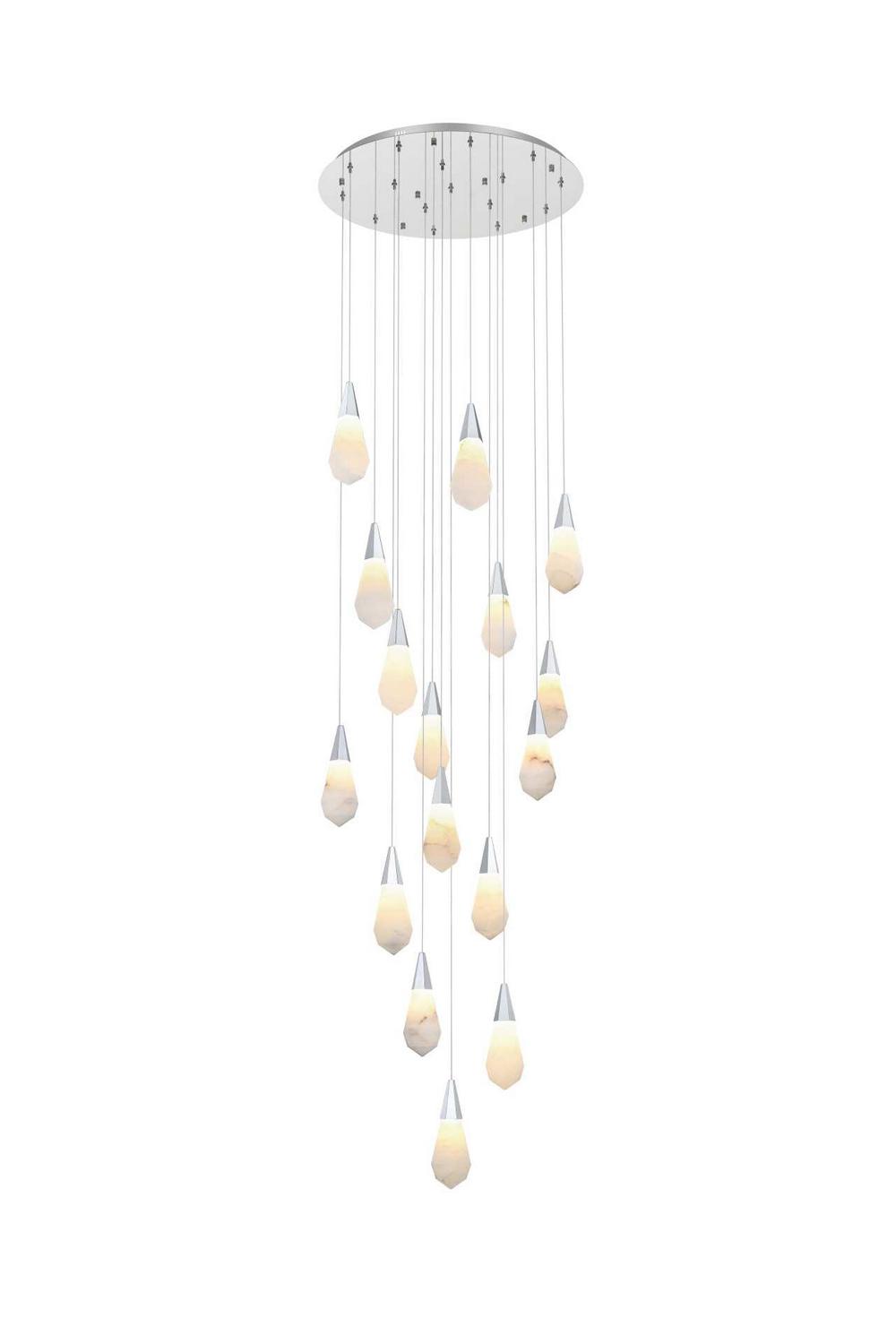 Elegant Lighting - 1013D28C-22ST - LED Pendant - Amora - Chrome