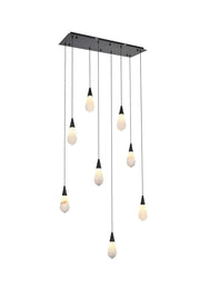 Elegant Lighting - 1013D36BK-22ST - LED Pendant - Amora - Black