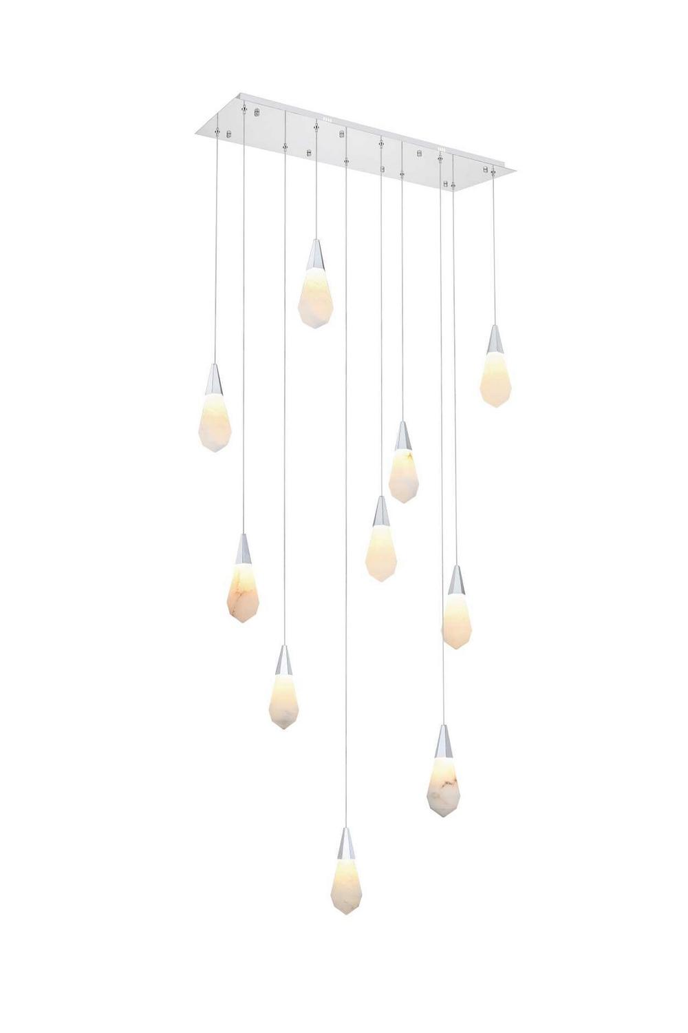 Elegant Lighting - 1013D42C-22ST - LED Pendant - Amora - Chrome