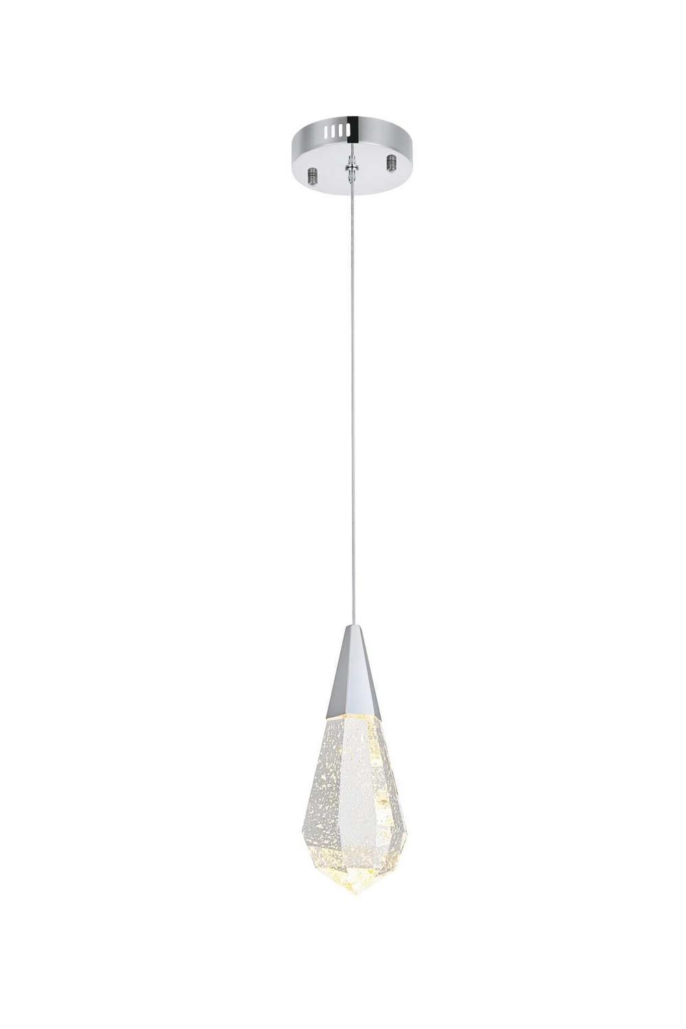 Elegant Lighting - 1013D5C-02CR - LED Pendant - Amora - Chrome
