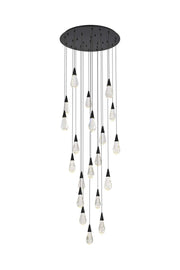 Elegant Lighting - 1013G32BK-02CR - LED Chandelier - Amora - Black
