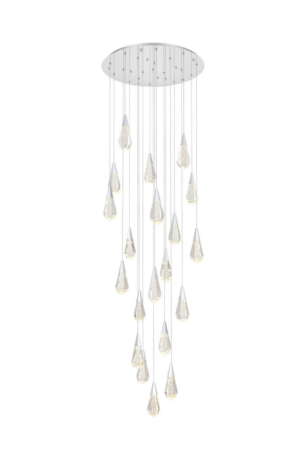 Elegant Lighting - 1013G32C-02CR - LED Chandelier - Amora - Chrome
