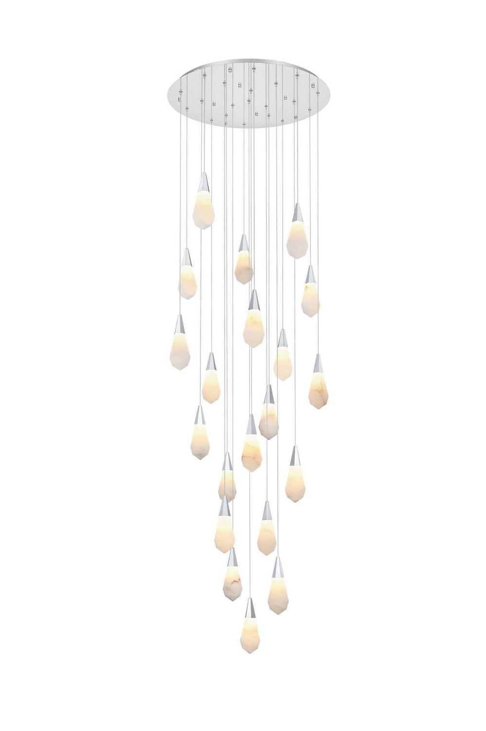 Elegant Lighting - 1013G32C-22ST - LED Chandelier - Amora - Chrome