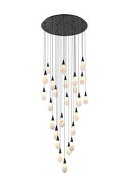 Elegant Lighting - 1013G36BK-22ST - LED Chandelier - Amora - Black