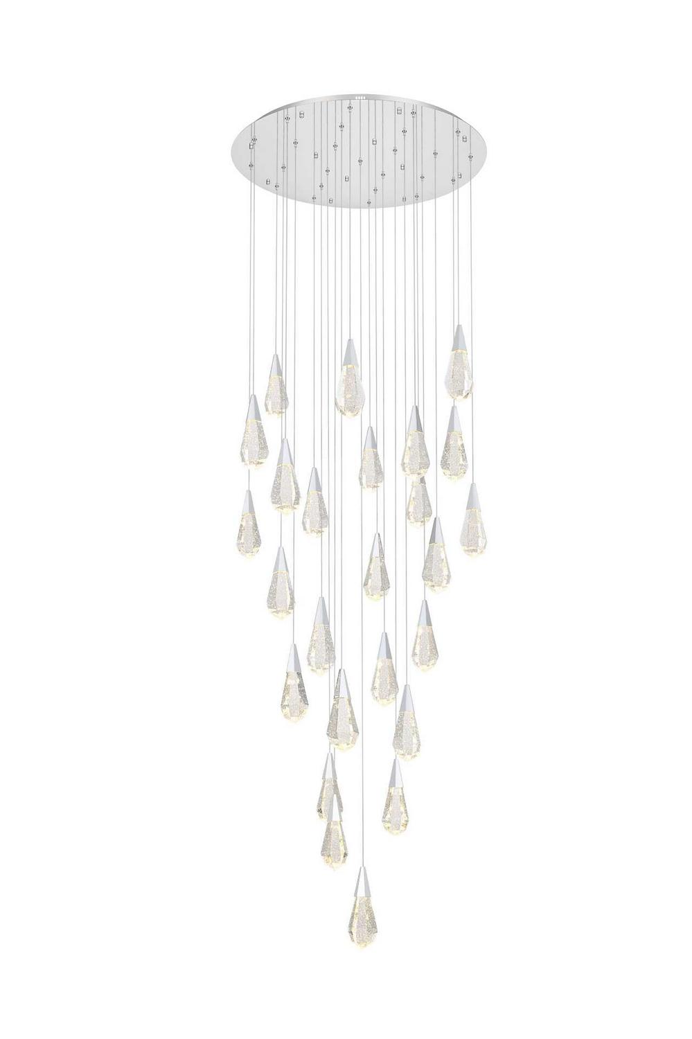 Elegant Lighting - 1013G36C-02CR - LED Chandelier - Amora - Chrome