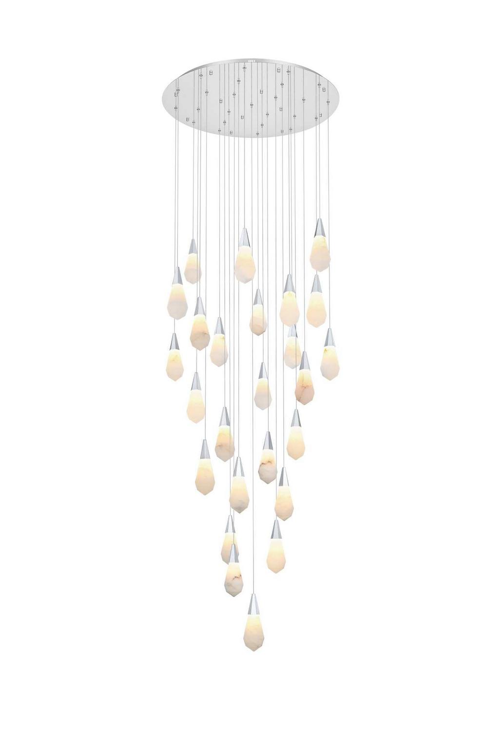 Elegant Lighting - 1013G36C-22ST - LED Chandelier - Amora - Chrome