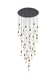 Elegant Lighting - 1013G42BK-22ST - LED Chandelier - Amora - Black