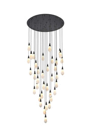 Elegant Lighting - 1013G48BK-22ST - LED Chandelier - Amora - Black
