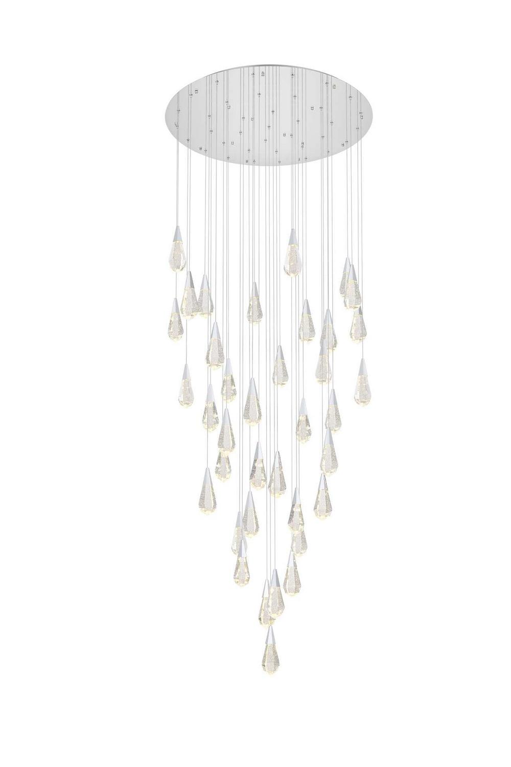 Elegant Lighting - 1013G48C-02CR - LED Chandelier - Amora - Chrome
