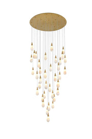 Elegant Lighting - 1013G48SG-22ST - LED Chandelier - Amora - Satin Gold
