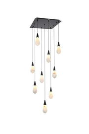 Elegant Lighting - 1013S20BK-22ST - LED Pendant - Amora - Black