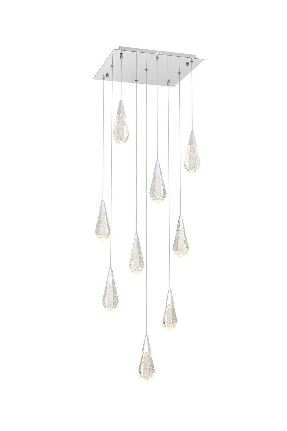 Elegant Lighting - 1013S20C-02CR - LED Pendant - Amora - Chrome
