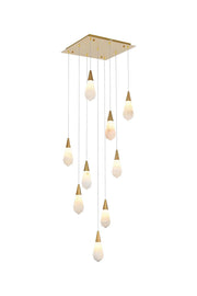 Elegant Lighting - 1013S20SG-22ST - LED Pendant - Amora - Satin Gold