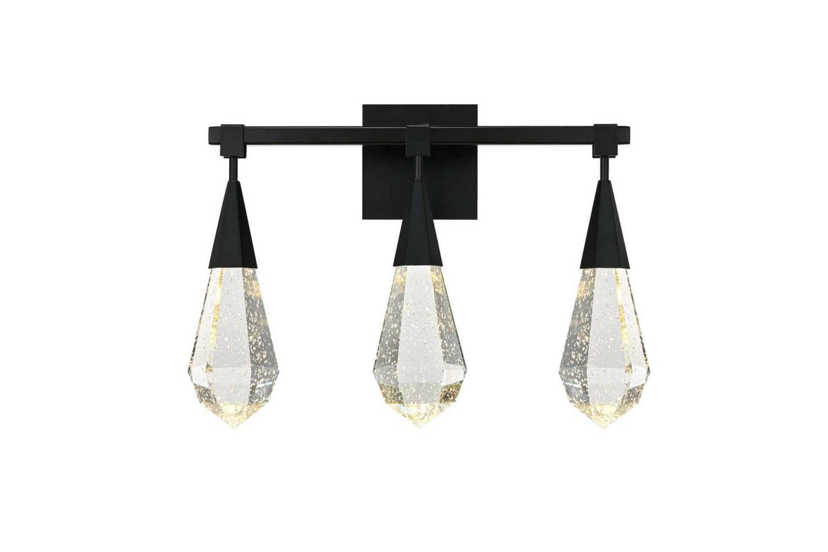 Elegant Lighting - 1013W20BK-02CR - LED Wall Sconce - Amora - Black