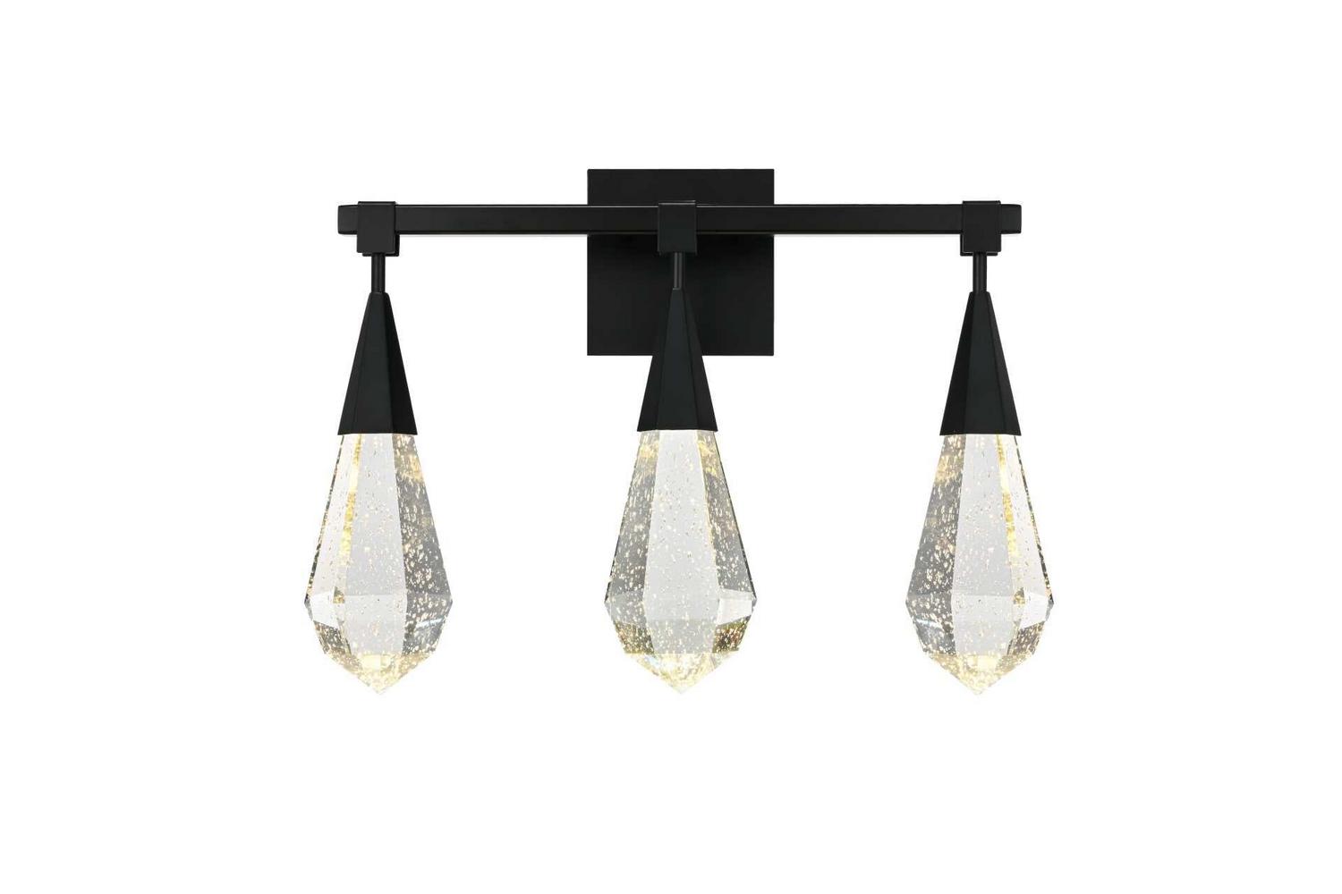Elegant Lighting - 1013W20BK-02CR - LED Wall Sconce - Amora - Black