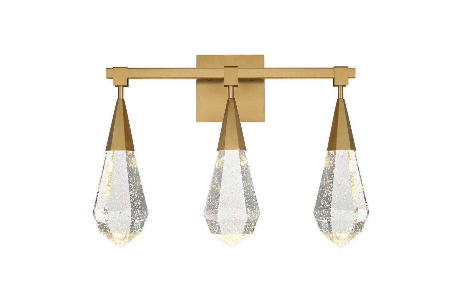 Elegant Lighting - 1013W20SG-02CR - LED Wall Sconce - Amora - Satin Gold