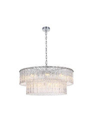 Elegant Lighting - 1015D32L2C-03GL - 18 Light Chandelier - Georgina - Chrome