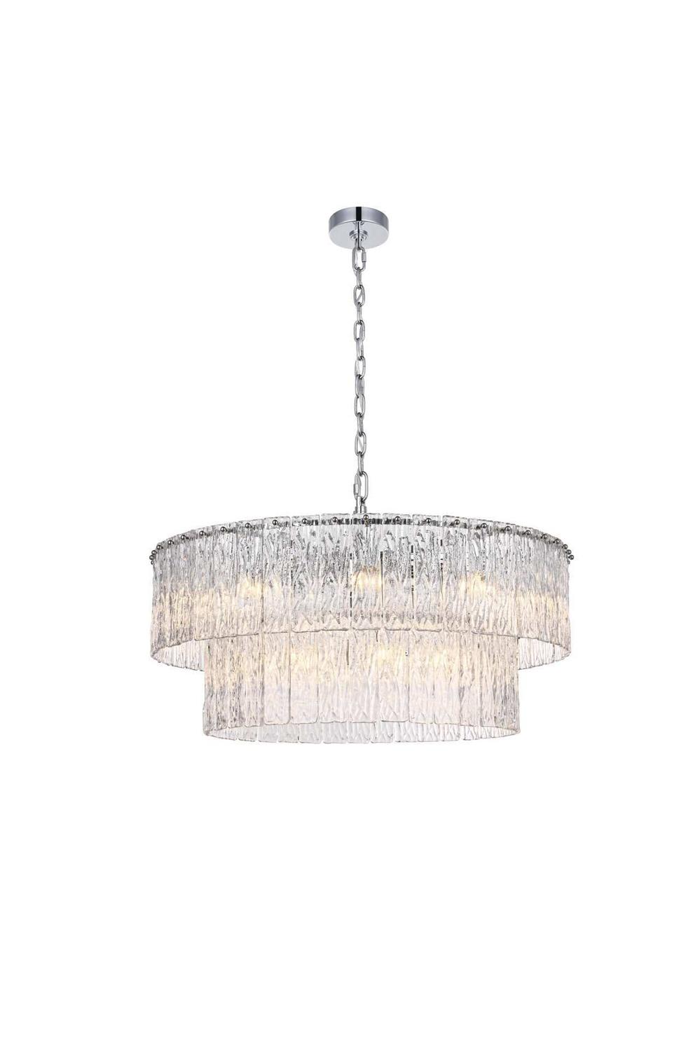 Elegant Lighting - 1015D32L2C-03GL - 18 Light Chandelier - Georgina - Chrome