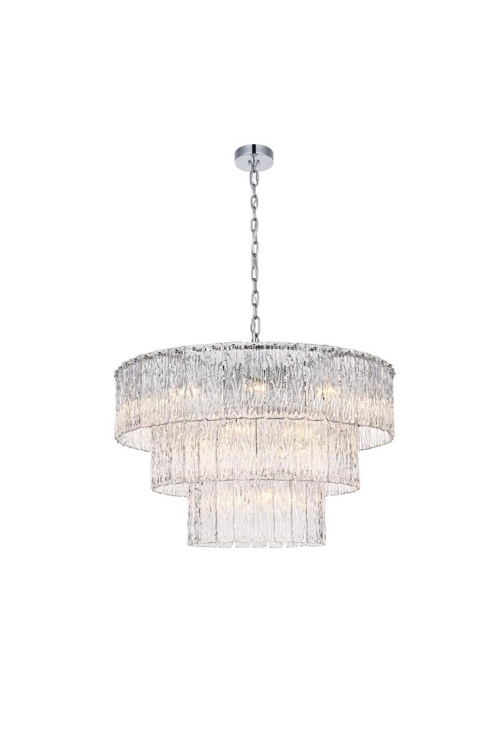 Elegant Lighting - 1015D32L3C-03GL - 22 Light Chandelier - Georgina - Chrome
